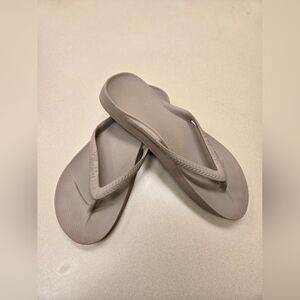Beige Flip Flops
